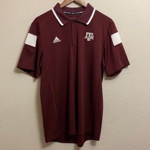 Men’s Texas A&M Climalite Adidas Gameday Polo